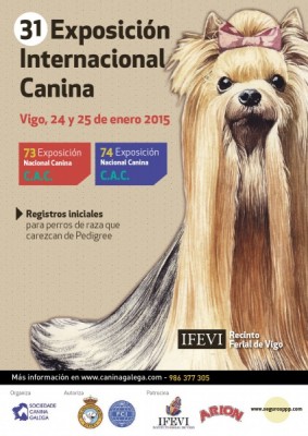 74 Exposición Nacional Canina CAC & 31 Exposición Internacional Canina CACIB VIGO 2015