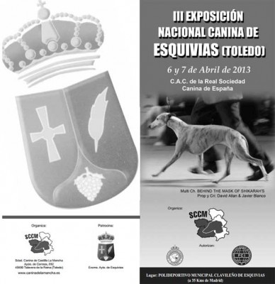 EXPOSICIÓN NACIONAL CANINA DE ESQUIVIAS  2013