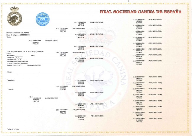 Transferencia de propiedad con Pedigree